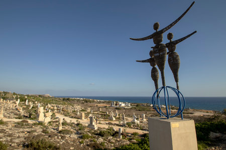 The Sculpture Park near Ayia Napa in Cyprusのeditorial素材