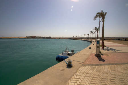 The Red Sea holiday resort of Port Ghalib in Egyptのeditorial素材