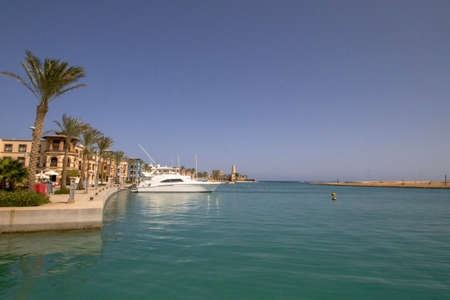 The Red Sea holiday resort of Port Ghalib in Egyptのeditorial素材