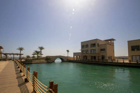 The Red Sea holiday resort of Port Ghalib in Egyptのeditorial素材