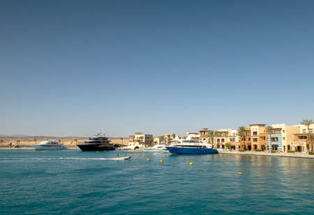 The Red Sea holiday resort of Port Ghalib in Egypt