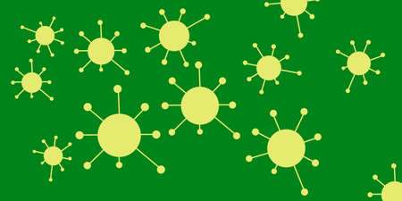 illustration of virus wallpaper or background banner