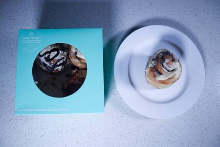 Tweed, New South Wales, Australia, January 19 2020: Cinnabon Australia logoのeditorial素材