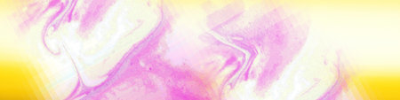 Pink and yellow abstract background. Panorama backdrop illustration, usable for social media promotions, events, banners, posters, anniversary, party, and online web Adsの写真素材