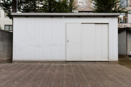 sidewalk by street wall  and doorのeditorial素材