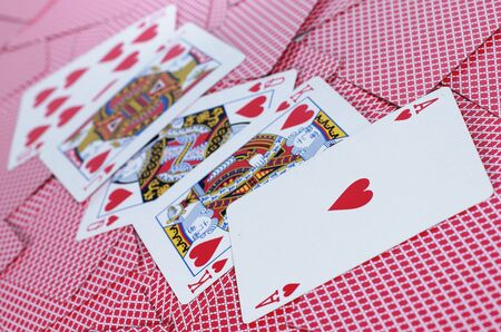 poker game, the highest rankingのeditorial素材