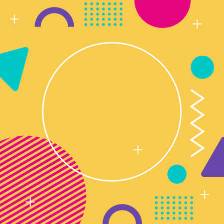 Abstract modern geometric background.のイラスト素材