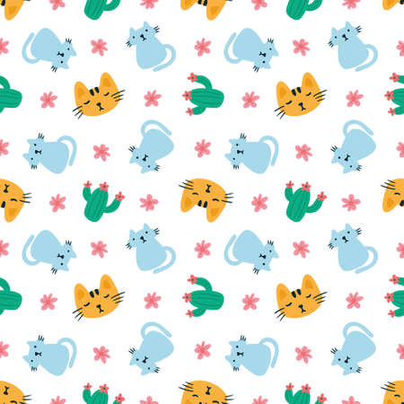 Beautiful pattern with icons and design elementsのイラスト素材