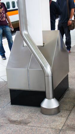 Stainless Pipe by the Column