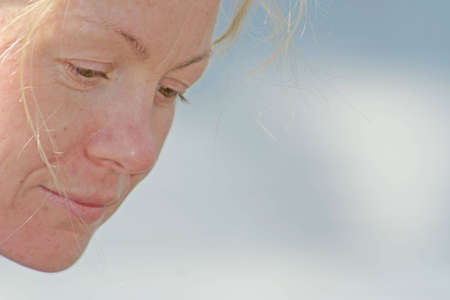 A sweet face.の写真素材