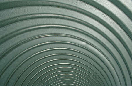 Inside a steel culvert.の写真素材