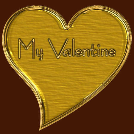 Valentine Heart, as a card or poster for advertisementの写真素材