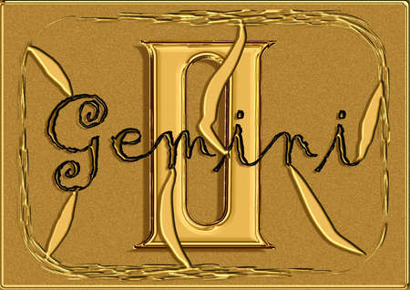 Gemini, zodiac signの写真素材