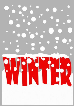 Winterdecoration or advertisementの写真素材