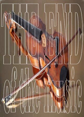 The End of Musicの写真素材