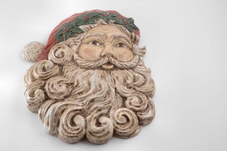 Ceramic Santa Faceの写真素材