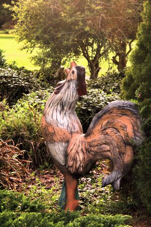 Rooster Statueの写真素材