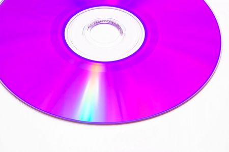 A colorful close-up of a cd or dvd.の写真素材