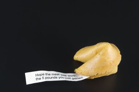 Fortune Cookie - Weight Loss Conceptの写真素材