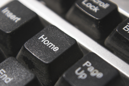 The home key on a computer keyboard.の写真素材
