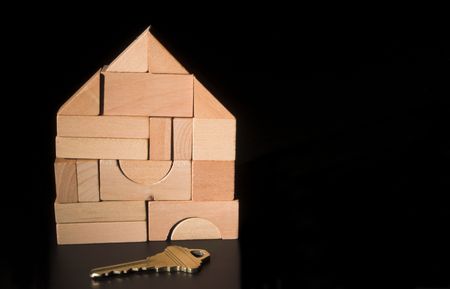 The key to a brand new home.の写真素材