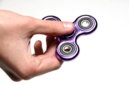 Popular fidget spinner toy that is the latest fadの写真素材