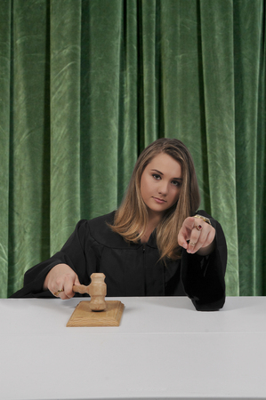 Woman District Supreme Appeals or Superior Court Judge or Magistrateの写真素材