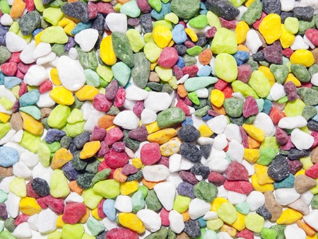 background and texture of colored stones