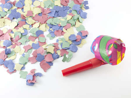 colorful confetti background  red, blue, green, yellow 