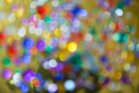 Blurred abstract pattern - circle light photo backgroundの写真素材