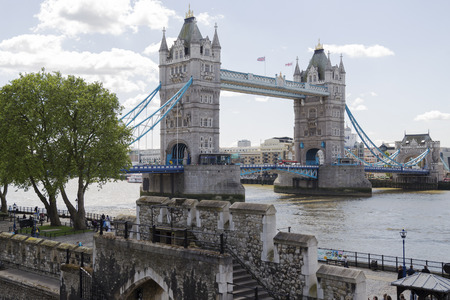 Tower Bridge in London UK の写真素材