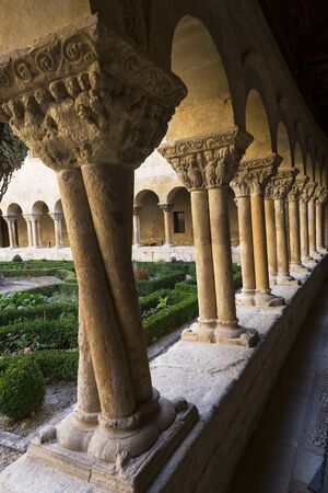 St. Domingo of Silos cloister ,burgos,spainのeditorial素材