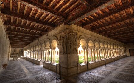 St. Domingo of Silos cloister ,burgos,spainのeditorial素材