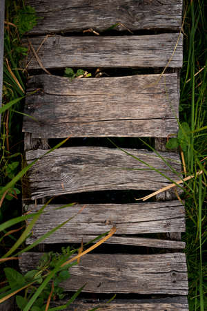 wooden bridgeの写真素材