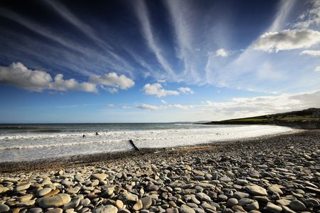 Stony beach