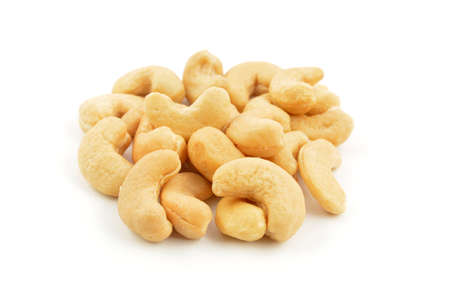 cashews roasted with saltの写真素材