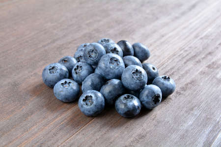 fresh blueberriesの写真素材