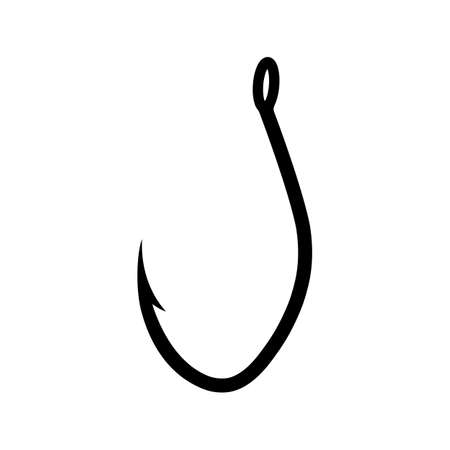 fish hook iconのイラスト素材
