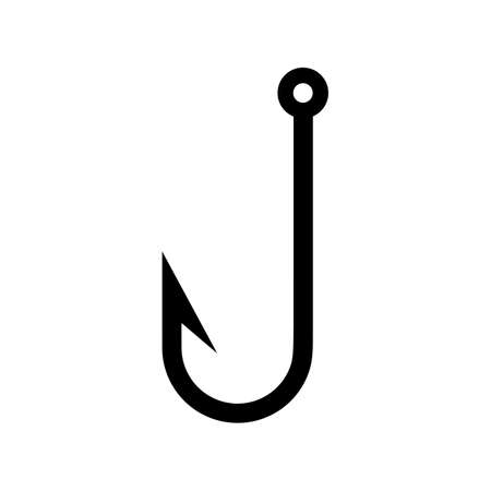fish hook iconのイラスト素材