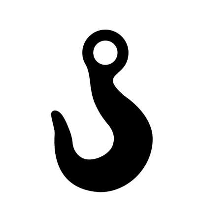 crane hook iconのイラスト素材