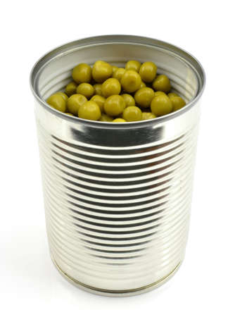 canned peasの写真素材