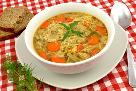 chicken tripe soupの写真素材