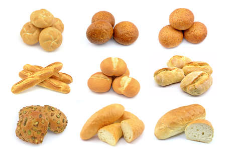 set of various rolls