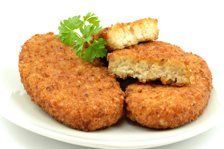fish cutletsの写真素材