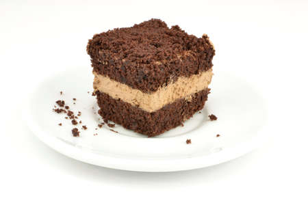 cake on a white background