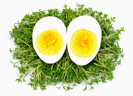 watercress with egg