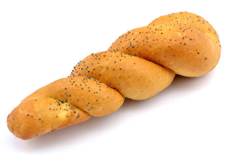 bread with poppy seedsの写真素材