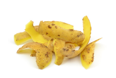 potato peelingsの写真素材