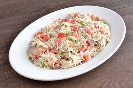 Rice Pasta saladの写真素材