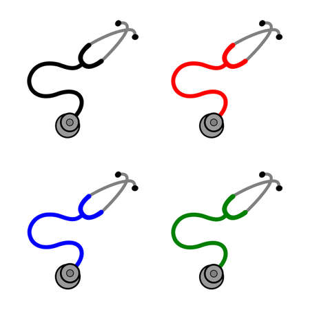 stethoscope iconのイラスト素材